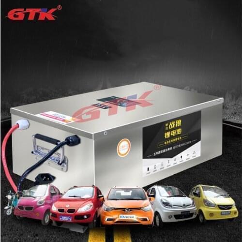 GTK Brand high quality 48v 100Ah 110Ah 120Ah 150Ah 180Ah 200Ah Li-ion battery pack with BMS for electric cars +10A charger