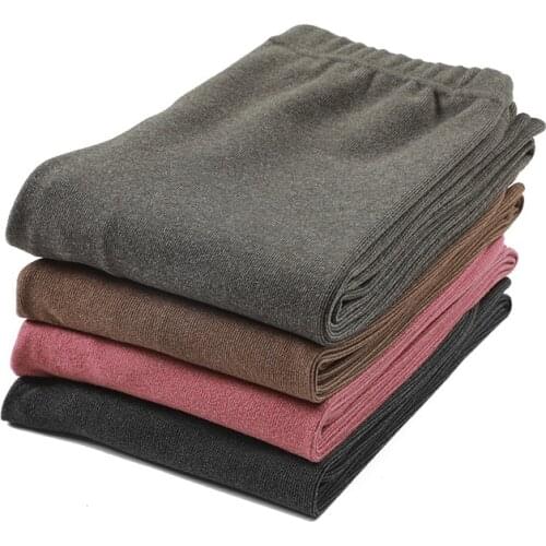 Fashion Autumn and Winter Super Warm High Waist Stretch Thickening Leggings Casual Pants Trousers for Women Warm Pencil Pants
