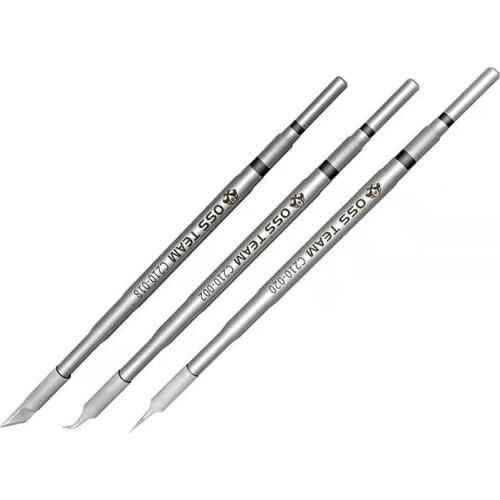 Newest OSS C210 Tips Universal JBC C210 Soldering Iron Tip Cartridges Compatible For Xsoldering T210/Sugon T26 Soldering Station