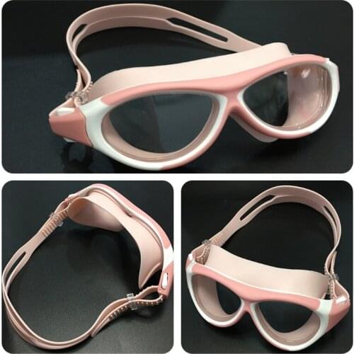 448D Swimming Goggles Waterproof Clear Vision Swim Glasses Anti Fog UV Protection No Leak Silicone Frame and Strap Boys/Girls