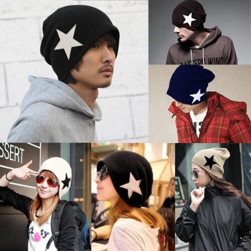 Autumn Winter Warm Crochet Knitted Hat Beanie Cap