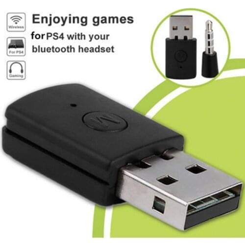 Portable USB2.0 3.5mm Bluetooth Headset Controller Wireless Adapter Dongle for PS4/5 2021 New Dropshipping