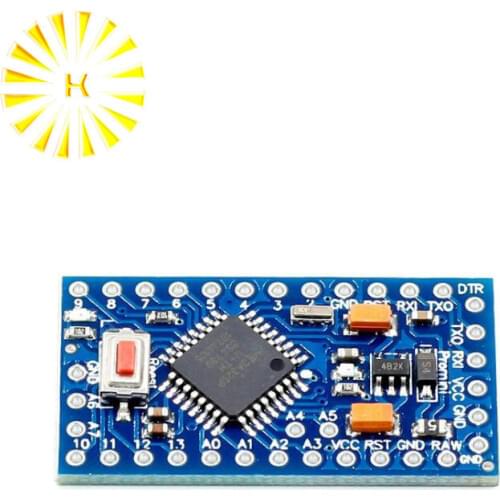 Pro mini 328 electronic building blocks Interactive Media ATMEGA328P 5V 16M for Compatible Nano Connector