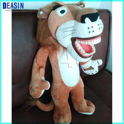 Early education brushing teeth doll Dental Clinic gift brushing teeth model Lion a big toothbrush as gift