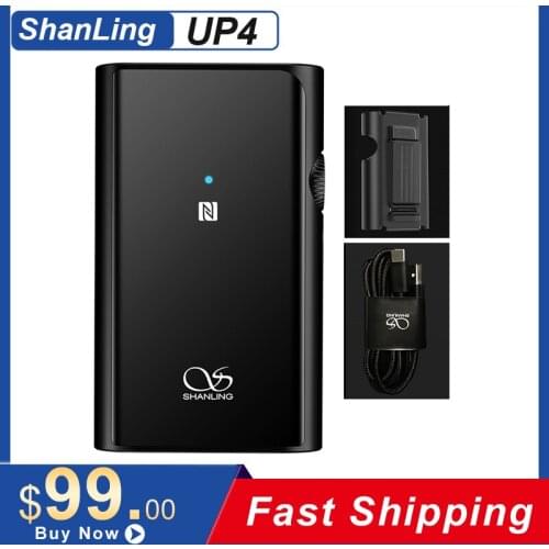 SHANLING UP4 Dual ES9218P Hi-Res Amplifier DAC/AMP Portable HiFi Bluetooth 5.0 Balanced Output Headphone Amplifier