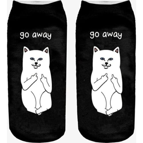 SLMVIAN New 3D Printing Women Clothing Woman Socks Unisex Cute Low Cut Ankle Sock Multiple Colors Lady Casual Funny Shape