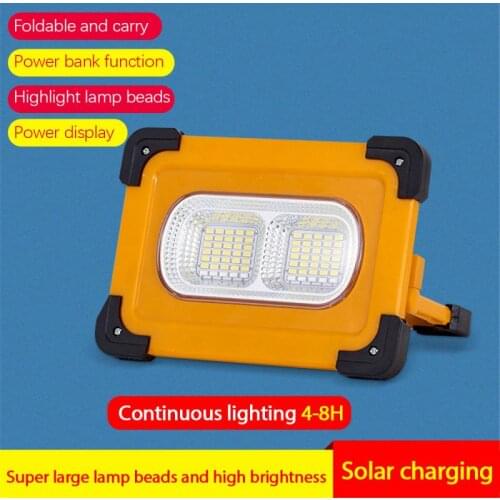 5V LED Solar Flood Light Street Light Waterproof IP65 Outdoor Garden Lighting Spotlight Portable Fishing Light Camping Lights