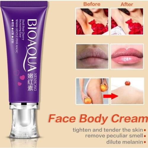 Tender Womens Vaginal Lips Private Part Pink Underarm Intimate Whitening Dark Nipple Bleaching Skin Care Silky Body Cream