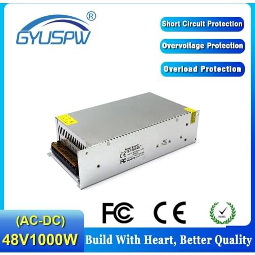 Transformers 220V 110V AC to 20.8A 1000W Power Supply Switching Driver Power Supplies for CCTV DIY CNC Stepper Motor