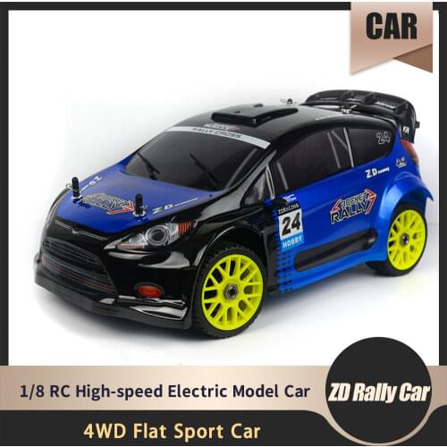 ZD 1/8 RC Remote Control Rally Car Flat Sport Car 80km/h High-speed 4WD Electric Model Buggy Off-road Vehicle Adult Boy Gift