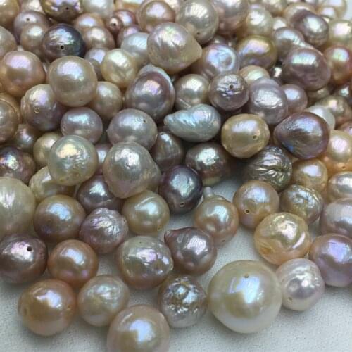 Baroque Pearl of natural fresh water is a kind of nuclear odd shaped pearl with bright luster