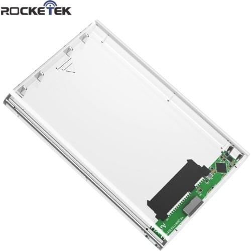 Rocketek HDD Case 2.5 inch SATA to USB 3.0 SSD Adapter Hard Disk Drive Box External HDD Enclosure for Notebook Desktop PC
