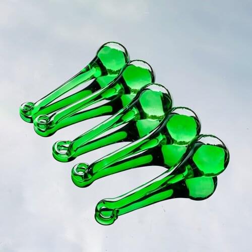 2/5PCS 80mm Glass Water Drops Crystal Prism Pendants Chandelier Crystals Accessories Home Wedding Decoration Lamp Part Hanging