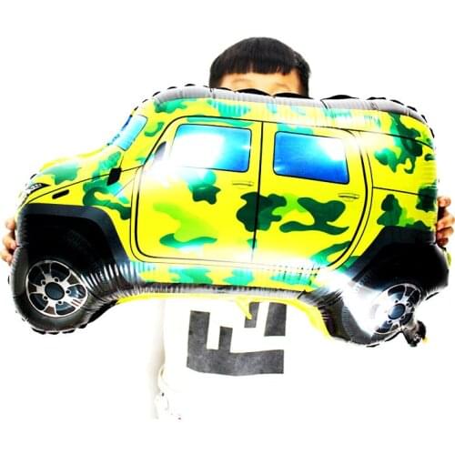 20pcs jeep car balloons transportation of childrens toys baby shower boy birthday party decorations kids birthday decoration