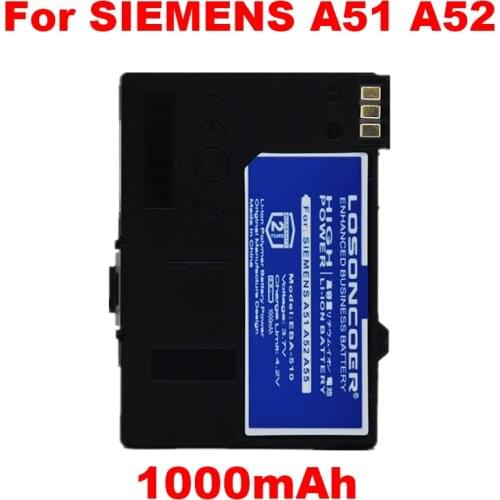 1000mAh EBA-510 for Siemens A52/A55/A57/A60/A62/A65/A70/C55/GIGASET SL1/SL56/SL100/SL565/M55/S55 Gigaset SL1 SL56 S440 Battery