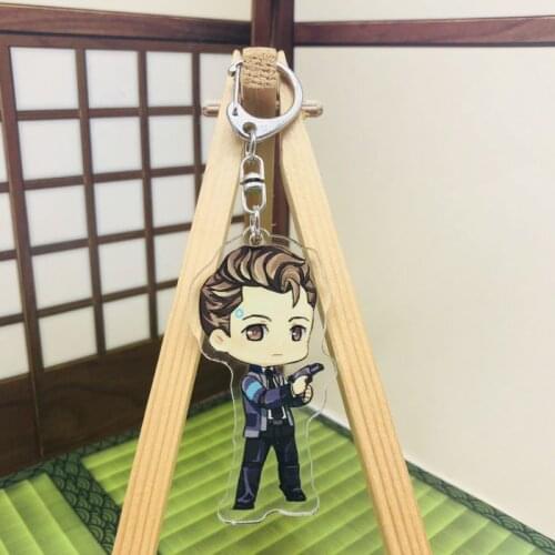 Detroit Become Human Anime keychain Acrylic strap/charms/Key ring D328