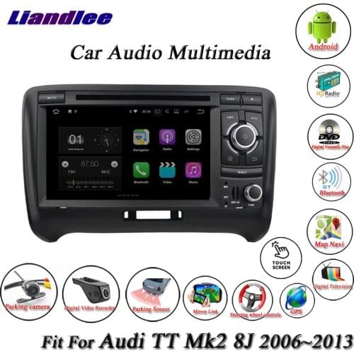 Car Android Multimedia System For Audi TT Mk2 8J 2006-2013 Radio CD DVD Player GPS Navigation TV Screen