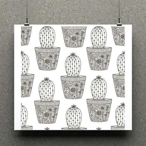 AZSG cactus Clear Stamps/seal for DIY Scrapbooking/Card Making/Photo Album Decoration Supplies