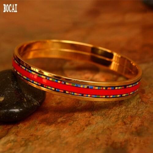 Красные браслеты BOCAI China At AliExpress