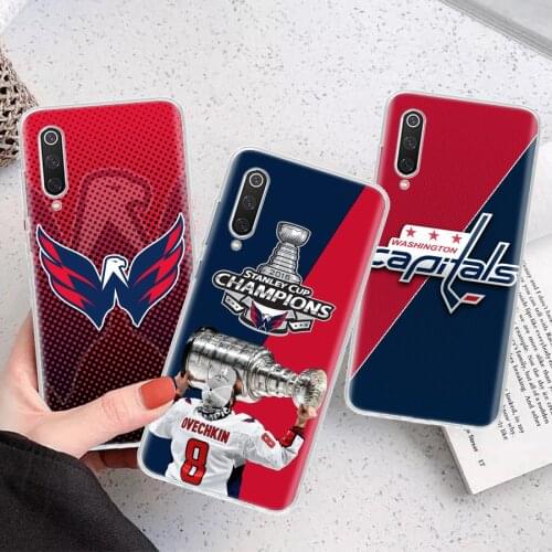 Capitals Hockey Alexander Ovechkin Silicon Phone Case For Xiaomi Note 10 Mi 11 9 8 CC9 10T 9T 5X 6X A3 A2 A1 Lite Pro Poco F1 X3