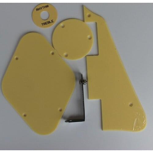 LP guitars, a full set of armor plate cover plate to protect board before and after LP guitars The black part With stents