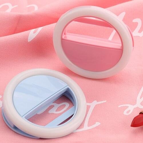 Hot sale 1pc On Ring Light on Camera Selfie LED Camera Light with 36 LED for Smart Phone Camera Round Shape