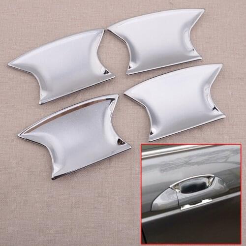 Car Chrome Door Handle Bowl Cup Cavity Cover Trim fit for Honda Accord 4Dr Sedan 2008 2009 2010 2011 2012