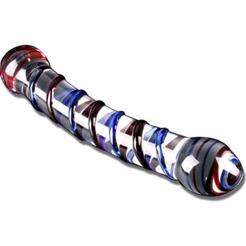 Crystal Glass Dildo Anal Plug Butt,G-point Stimulation,womens Masturbation Anal Sex Toys Adult Prostate Massager