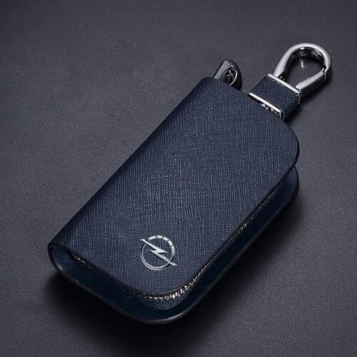 Leather Car Key Cover Key Case for Alfa Romeo Peugeot Volkswagen VW Kia Honda BMW Audi Mercedes Nissan Hyundai Ford Mini Cooper