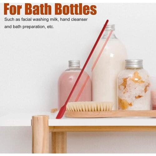 Red Silicone Mini Tip Spatula Brush Four Piece Small Residue Scraper Spatula Long Cleaning O6X7