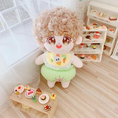 [MYKPOP]KPOP Dolls items: Pants and Bib 2pcs Set for 20cm Dolls(without Doll) Fans Collection SC21052811