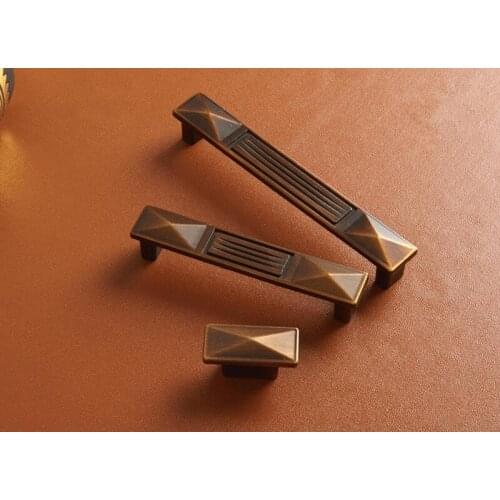 Metal Dresser Pulls Handle Bronze Cabinet Knob Drawer Handle Cupboard Knob Rustic Kitchen Hardware