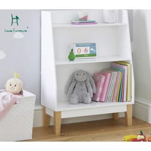 Louis Fashion Childrens Bookcases Baby Bookshelf Storage Rack Simple