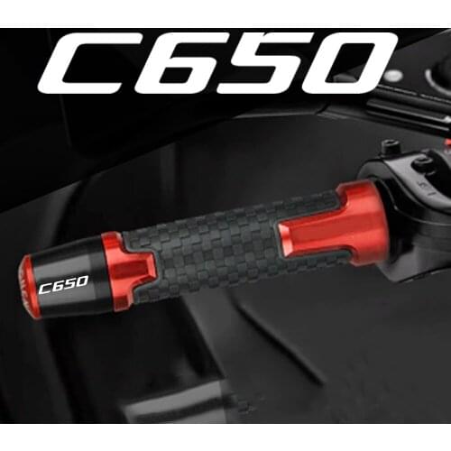 Motorcycle grips Bar End Plugs Handle Handlebar Plug End grip For BMW C650 SPORT C650GT 2011 2012 2013 2014 2015 2016 2017 2018