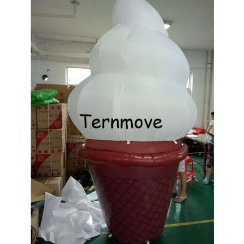 Inflatable ice cream cone for event summer party giant inflatable ice cream cone model for shop advertising display