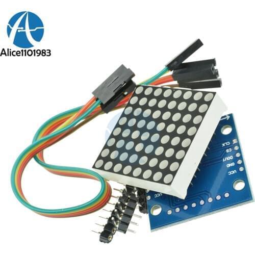 MAX7219 MAX7219EWG Dot Matrix Module Board MCU Control Display Module for Arduino DIY kit