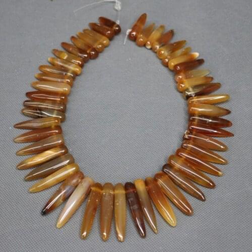 Full Strand Yellow Gems Stone Necklace Beads, Pendant Find, Kindgems Charm Women Super Popularity European Fashion Jewelry