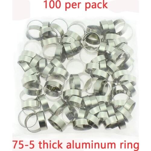 Cable TV Connector F Head Metric Inch Fixed Aluminum Ring 75-5f Head Satellite Set Top Box Connector Ring