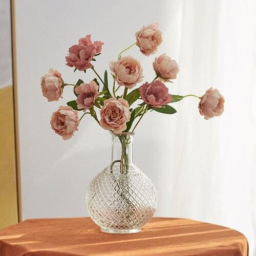 Glass Vase Nordic Decoration Home Vases for Flowers Home Decoration Accessories Modern Transparent Terrarium Glass Containers