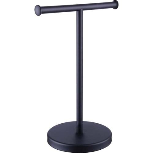 Standing Towel Rack Stainless Steel Bathroom Double Towel Bar Desktop Toilet Toilet Paper Holder Bathroom Accessories