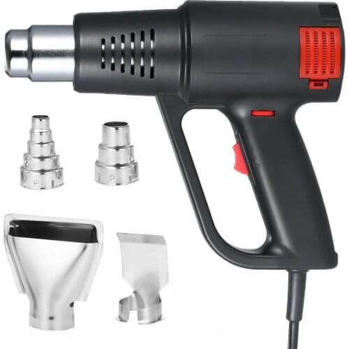High Quality Handheld 2000W Heating Hot Air Gun Soldering Station Electric Blower Heat Gun Blower Adjustable Temperature