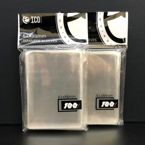 1/300/600/1000pcs 61x88mm Card Sleeves clear Cards Protector Barrie for Yu-Gi-Oh yu gi oh Small Size Board Game OCG Sleeve