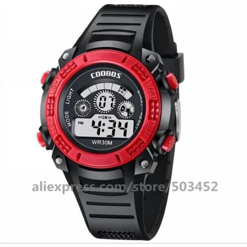 100pcs/lot Waterproof Digital Watch Sports Bracelet Wrist Watch kids Watches Digital Dropship Zegarek Damski