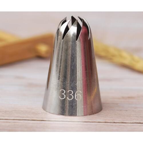#336 Piping Nozzles Large Size Decor Cream Flower Rose Icing Tips Cake Fondant Baking Tool Cupcake Decoration