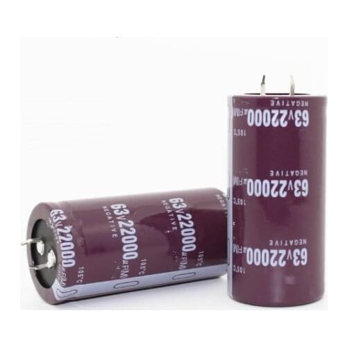 5PCS-12PCS 63V22000UF High frequency Electrolytic Capacitors 22000UF 63V 35*50MM 35*60MM