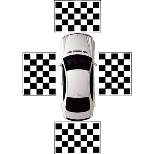 AU05 -4Pcs Fabrics Calibration Cloth for 360 Degree Surround Bird View Panoramic DVR System