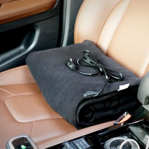 150*110cm Car Heating Blanket Winter Heated 12V Lattice Energy Saving Warm Auto Electrical Blanket For Car Constant Temperature