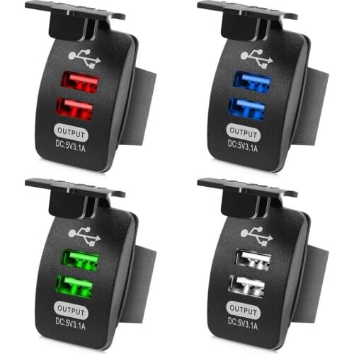 Car Charger Waterproof Dual USB Ports For Vauxhall Opel Corsa Astra Vectra Signum Remote