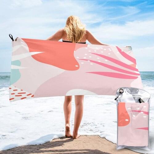 Bath Towel Colorful Memphis Quick Dry Large Towel Thin Absorbent Soft Towel for Home Travel Camping Swimming Beach Sport