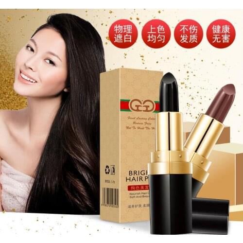 Free Shipping Temporary Hair Dye Hair Lipstick Chalk Crayons Paint One-off Hair Color Unisex DIY Styling For Hair Care #712